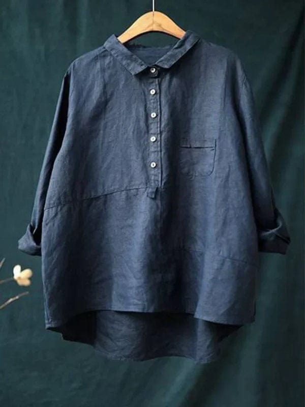 Elvie | Blouse Linne Élégante pour l'Été