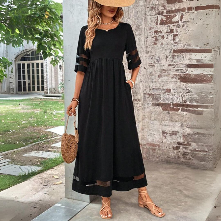 Aubrey™ | Robe midi flatteuse et lissante pour le ventre