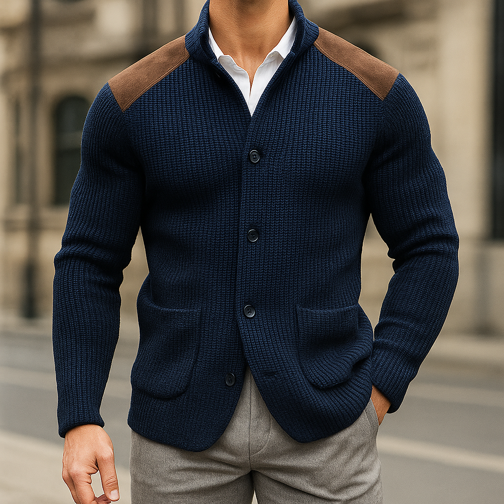Dieter | BLAZER EN MAILLE STRUCTURÉE