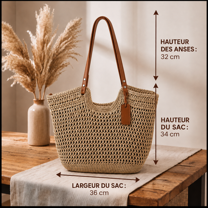 Camelia | Sac fourre-tout crocheté à la main