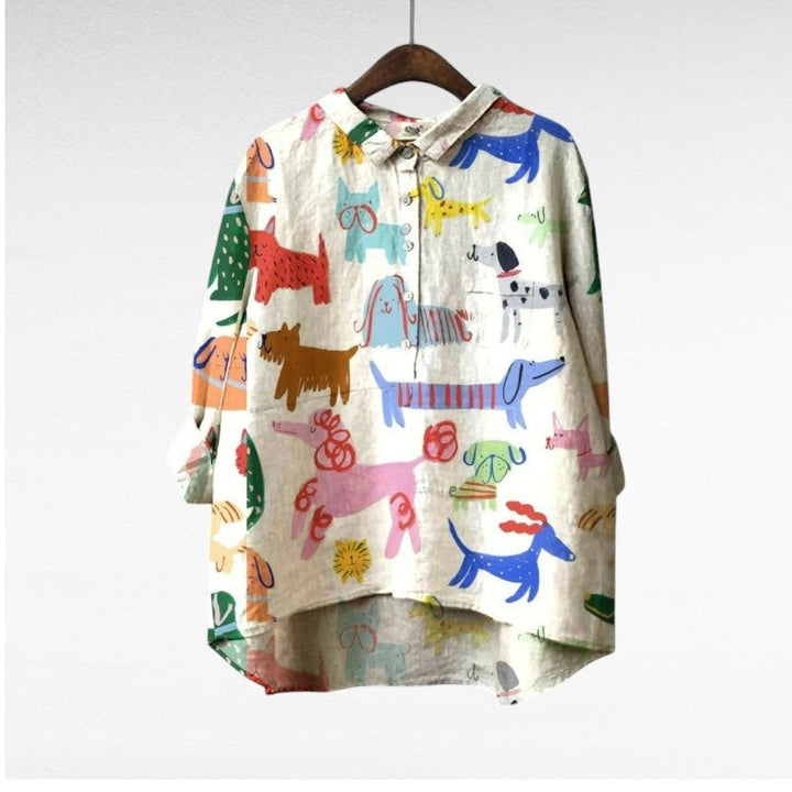 Constance | Blouse d'été élégante en lin