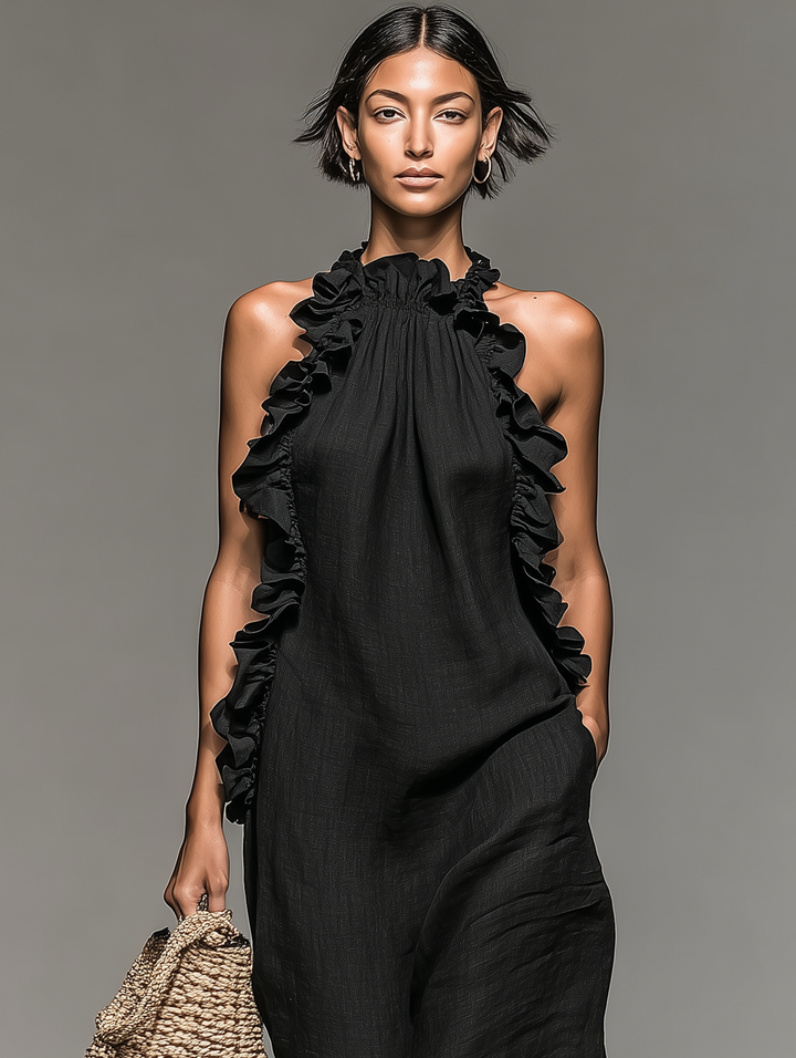 Leah | Robe longue avec poches