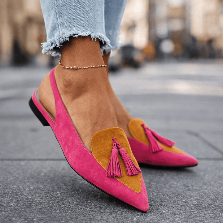 Natalia | Sandales à lanières avec franges