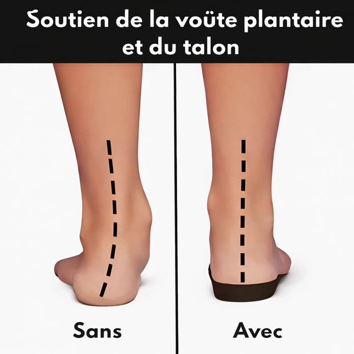 Laurence™ — Baskets slip-on compensées confort quotidien