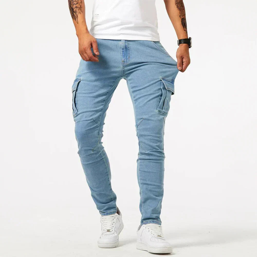ALEX™ | JEANS CARGO ÉLASTIQUES