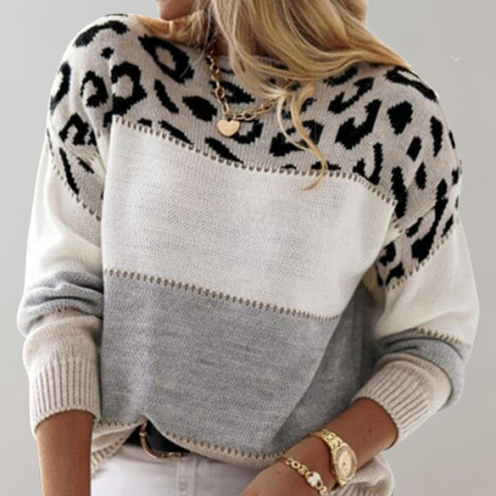 Maison Valmont | Pull Léopard Élégance