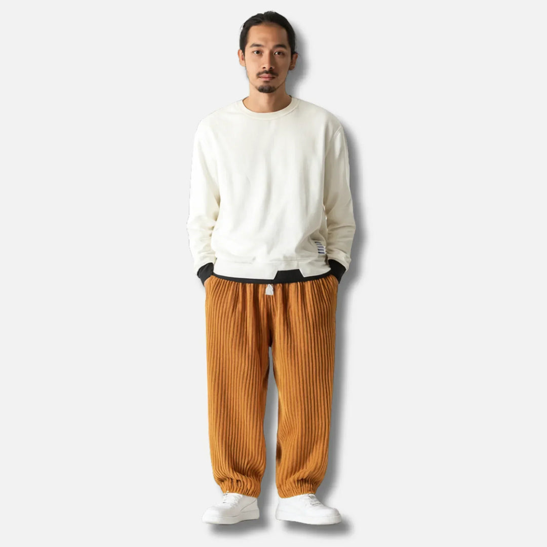 Nemu - Pantalon en velours côtelé
