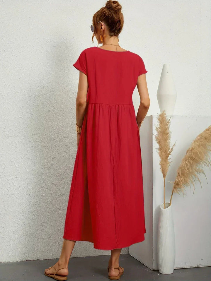 Elise – Robe midi décontractée