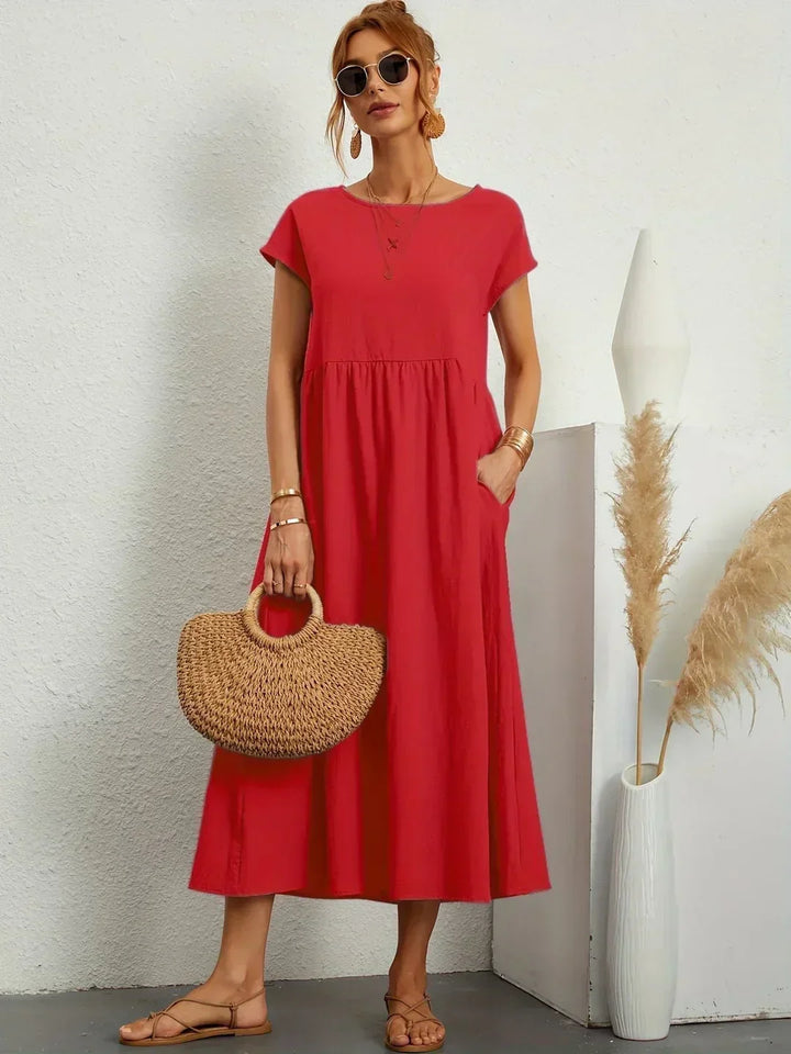 Elise – Robe midi décontractée