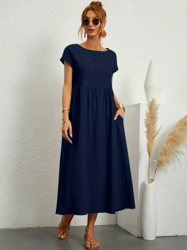Elise – Robe midi décontractée