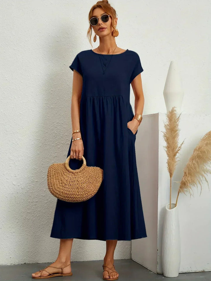 Elise – Robe midi décontractée