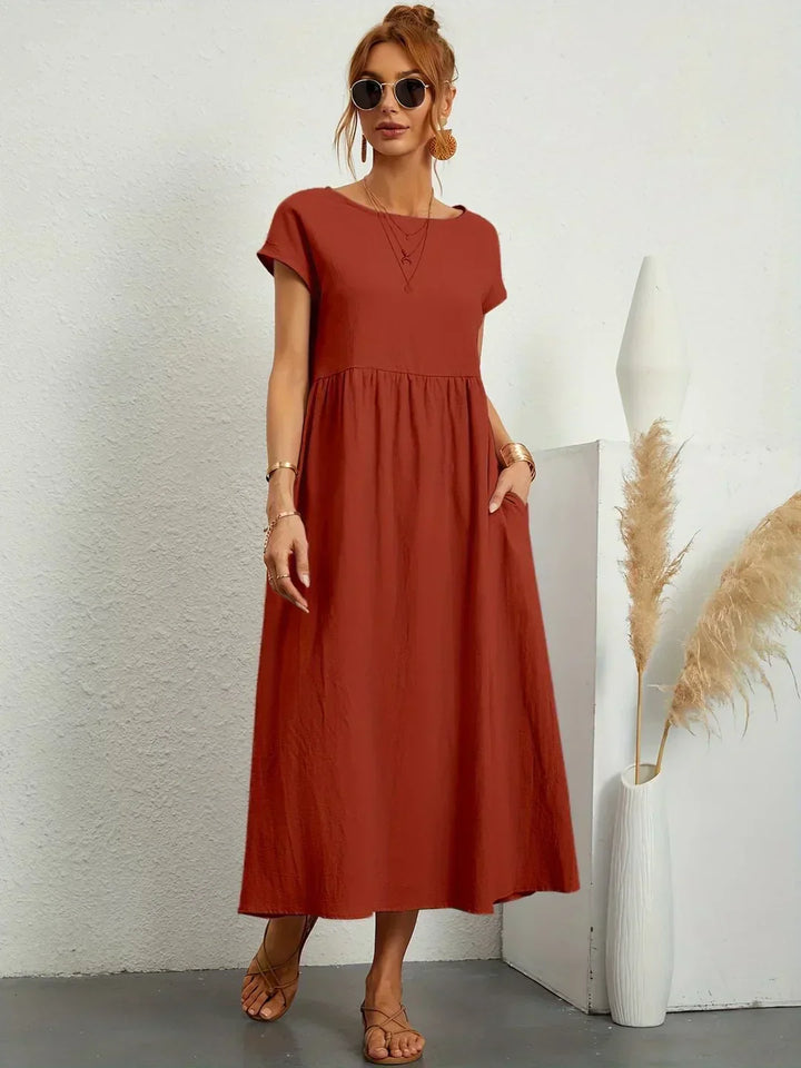 Elise – Robe midi décontractée