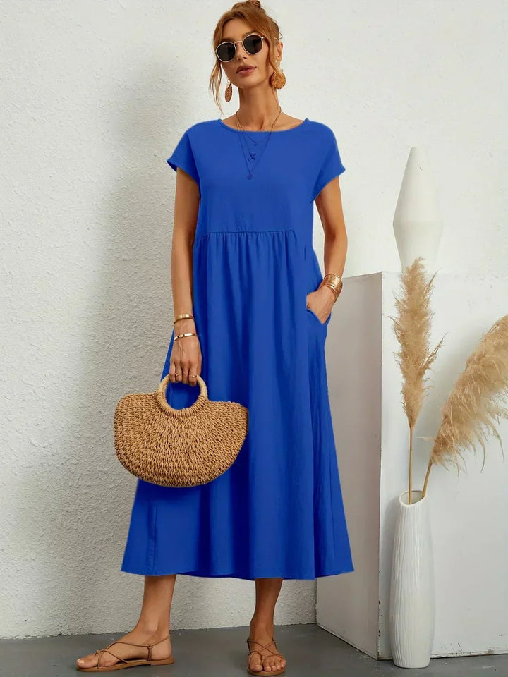 Elise – Robe midi décontractée