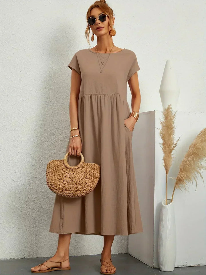 Elise – Robe midi décontractée