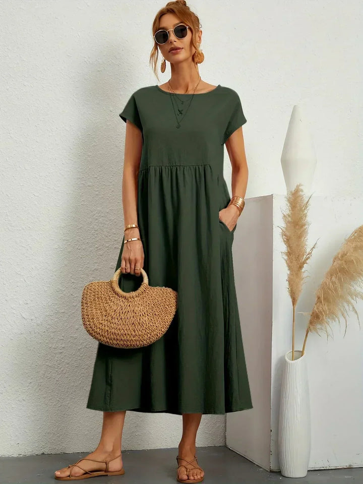 Elise – Robe midi décontractée