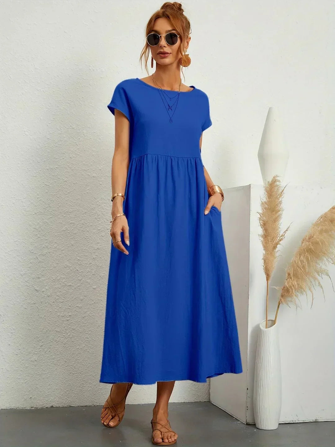 Elise – Robe midi décontractée