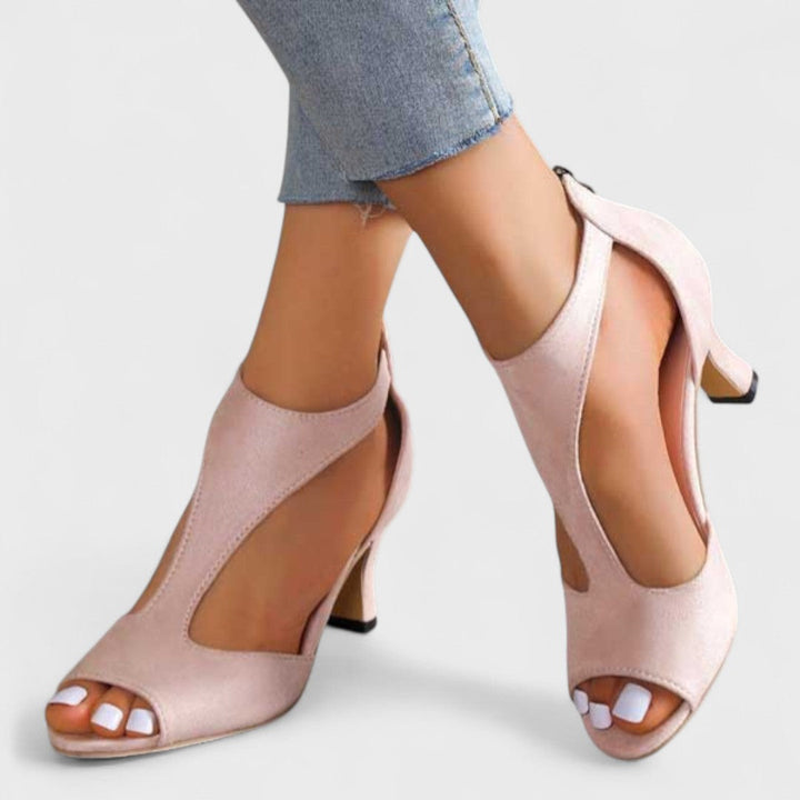 Rose – Sandales élégantes ouvertes