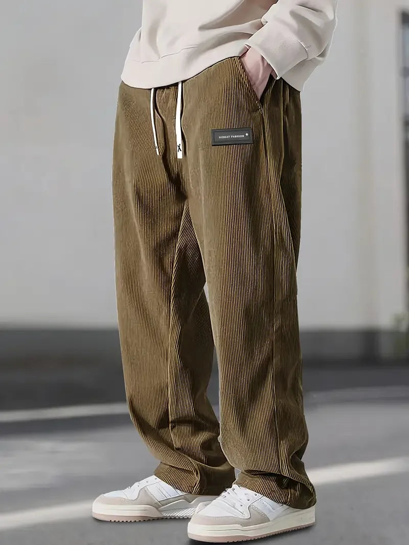Hans™ | Pantalon large avec taille élastique