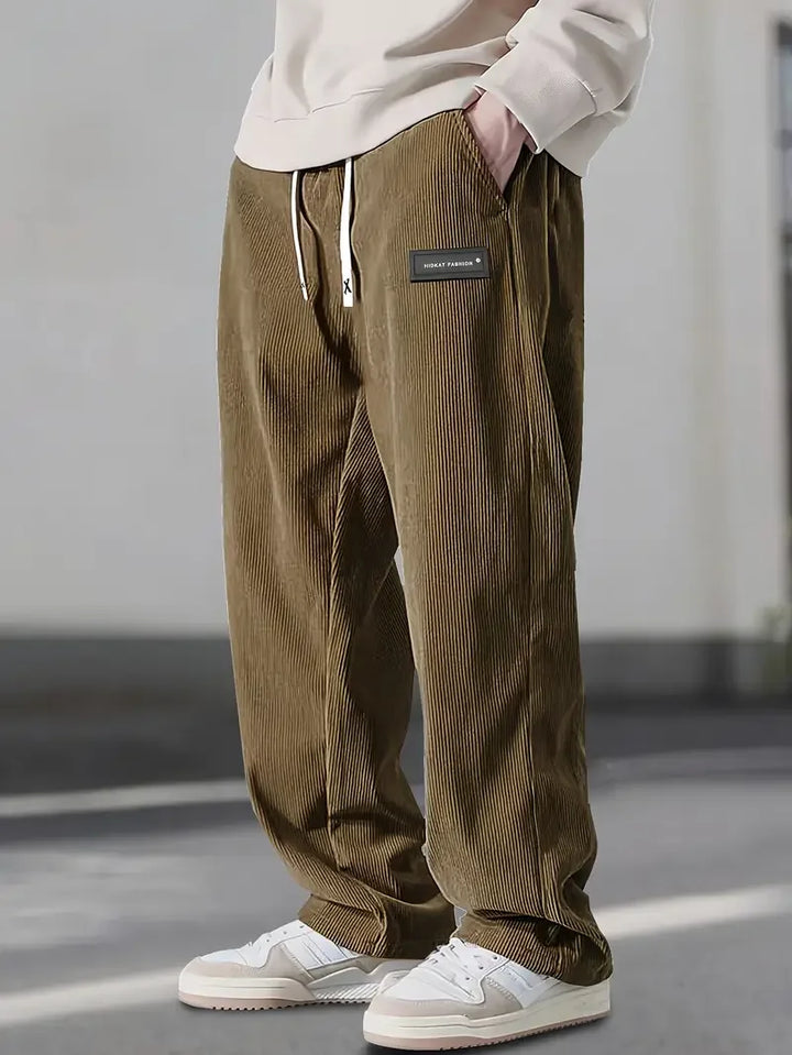 Hans™ | Pantalon large avec taille élastique