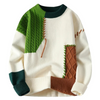 Marron/blanc