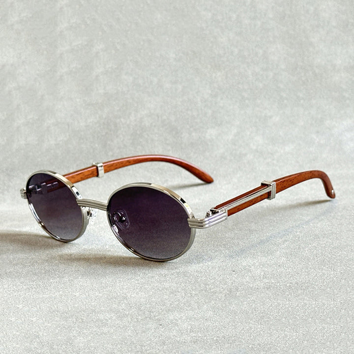 Joël | Lunettes de soleil en bois avec verres dégradés