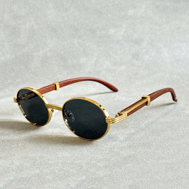 Joël | Lunettes de soleil en bois avec verres dégradés