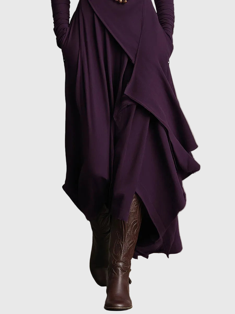 Violet | Robe Maxi Plissée