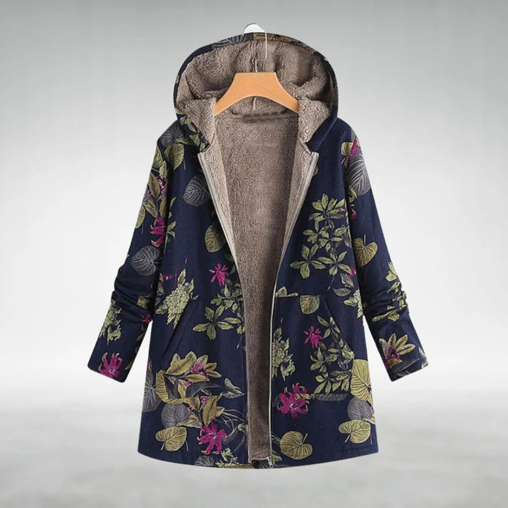 Florleece | Veste Fleece Fleurie Élégante