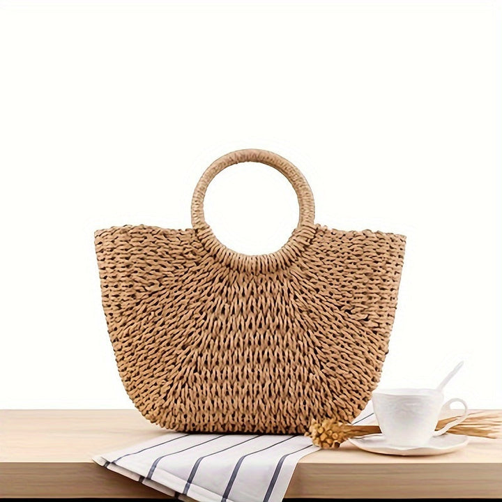 Alice | Sac à main en paille tressée