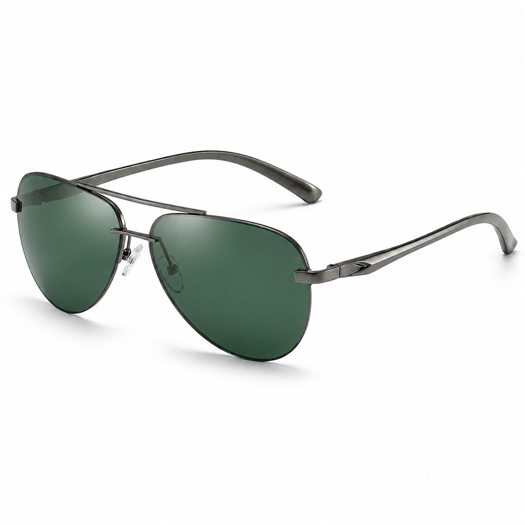 Alden | Lunettes de soleil aviateur polarisées (1+1 GRATUIT)