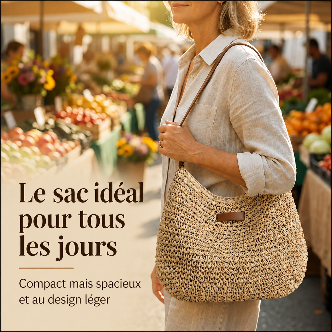 Dina | Sac tissé élégant