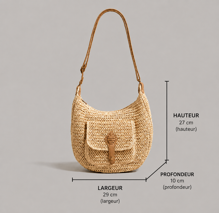 Louise | Sac à bandoulière tissé
