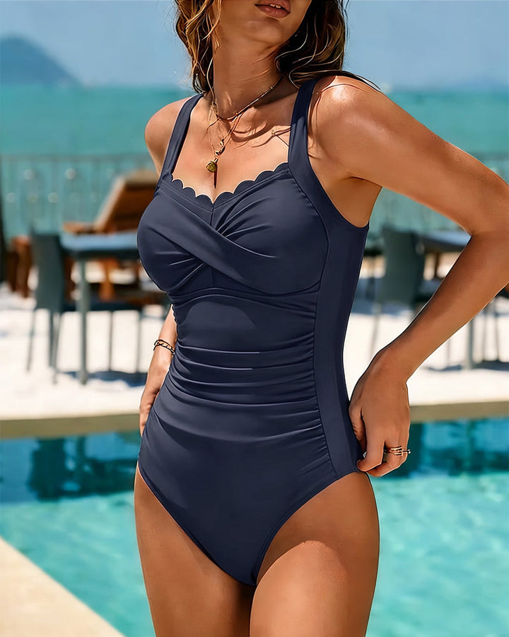 Chloé - Maillot de Bain Sculptant à Taille Croisée