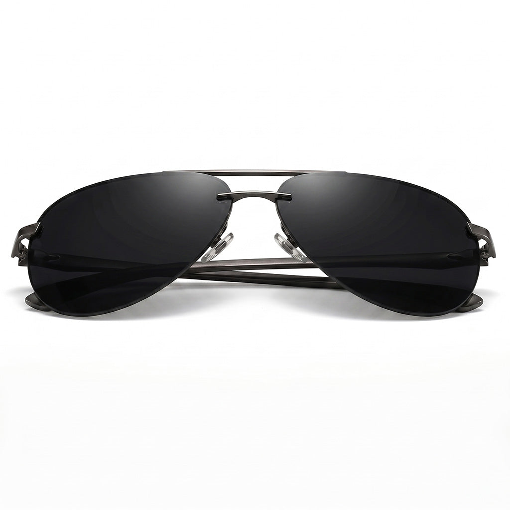 Alden | Lunettes de soleil aviateur polarisées (1+1 GRATUIT)