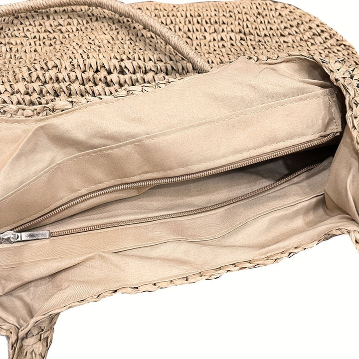 Marisol | Sac à bandoulière en paille tressée