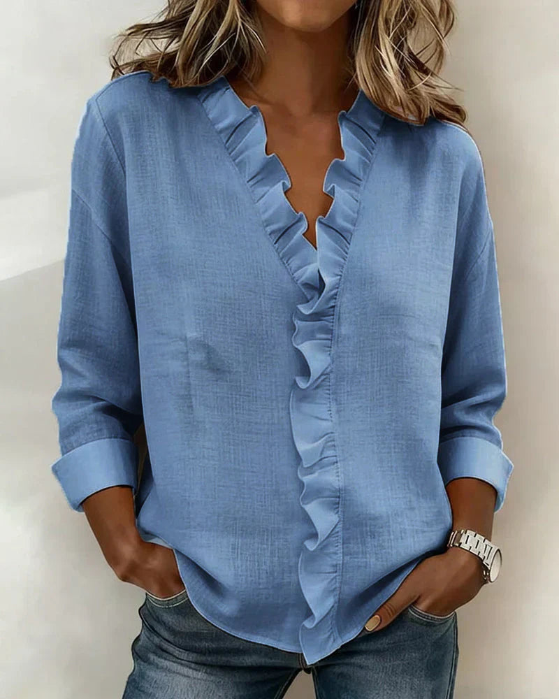Susan | Blouse Volante Élégante