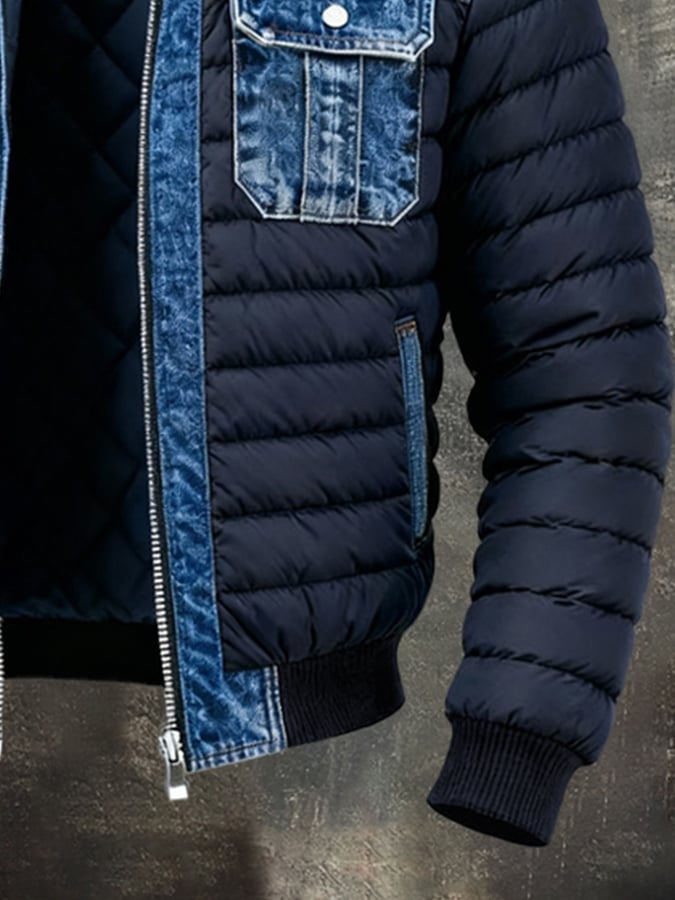 KÉVIN™ | VESTE DOUBlÉE DENIM CLASSIQUE