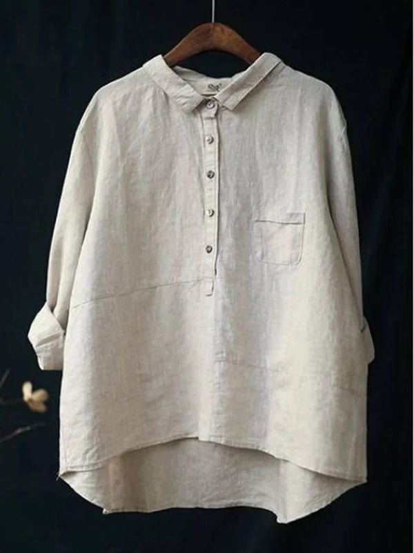 Elvie | Blouse Linne Élégante pour l'Été