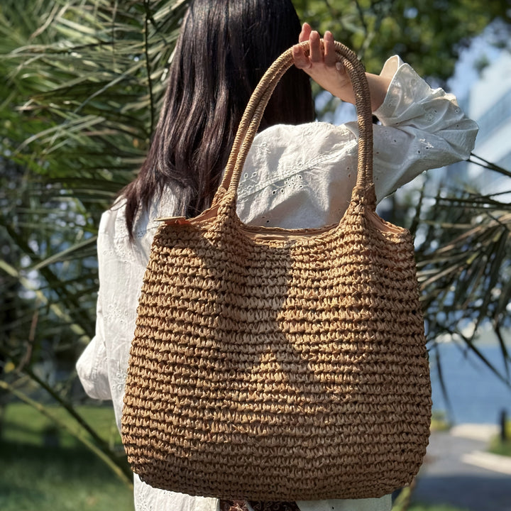 Melissa | Sac à bandoulière en paille tressée