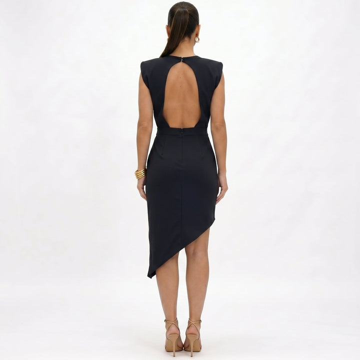 Camille – Robe asymétrique raffinée