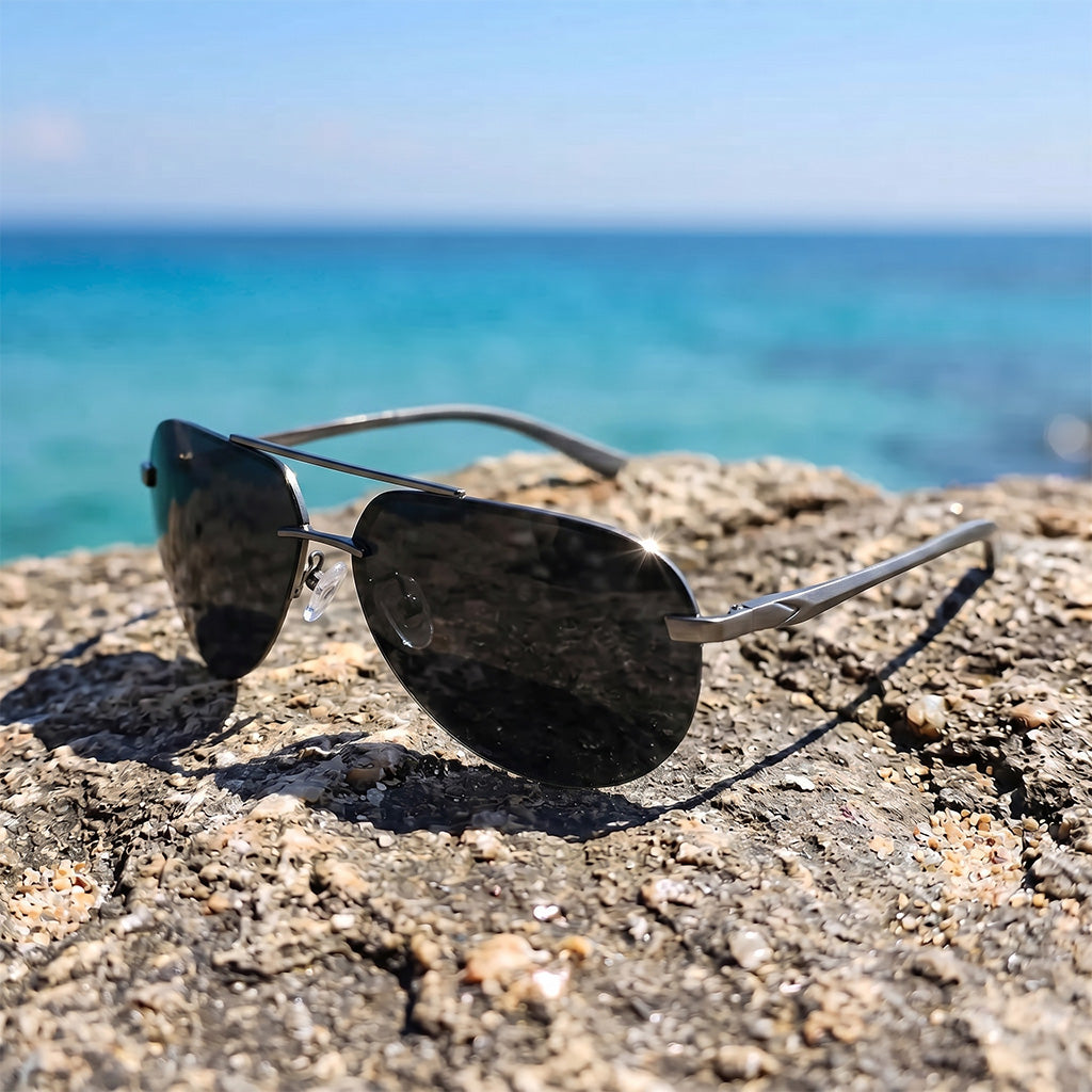 Alden | Lunettes de soleil aviateur polarisées (1+1 GRATUIT)