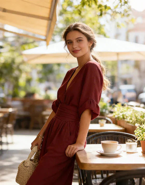 Daniela | Maillot une pièce élégant à encolure en V