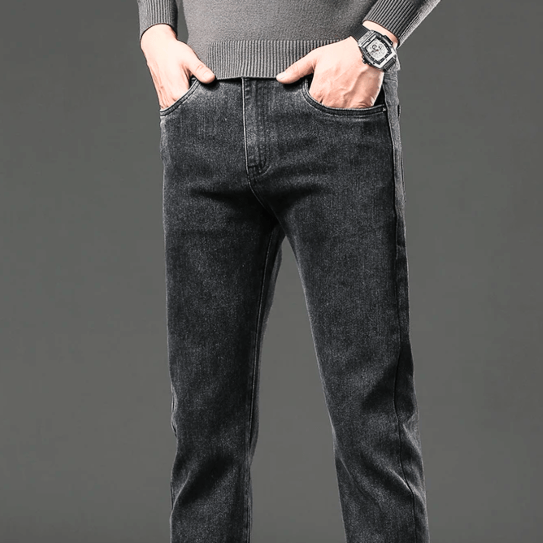 Chaud | PANTALON EN DENIM THERMIQUE